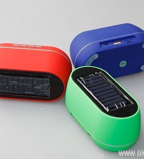 Draagbare Bluetooth zonne-aangedreven draadloze Speaker 3