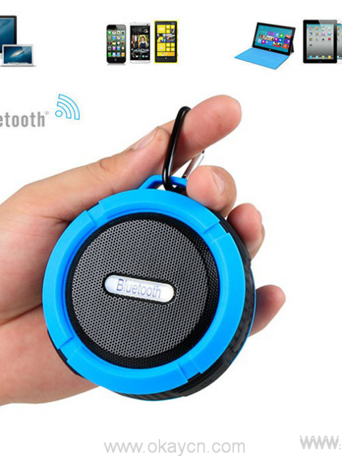 Waterproof Wireless Speaker with Bluetooth Receiver 4