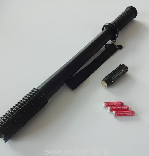 250lm police self-defence baton torch 1