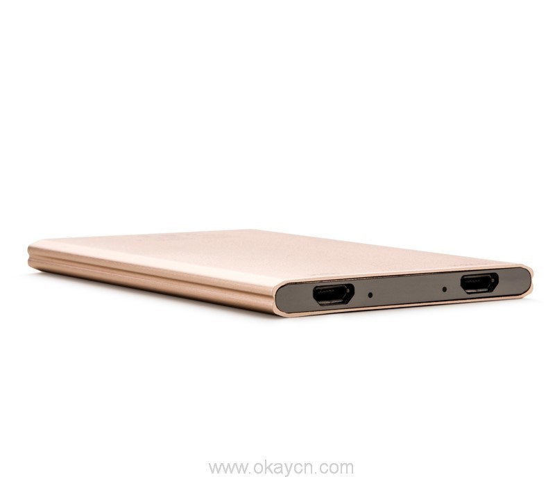 Alloy slim card power bank
