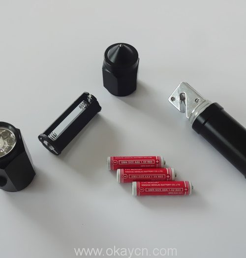 aluminum safety hammer and cutter knife with laser led flashlight 2
