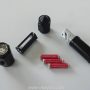 aluminum safety hammer and cutter knife with laser led flashlight 2