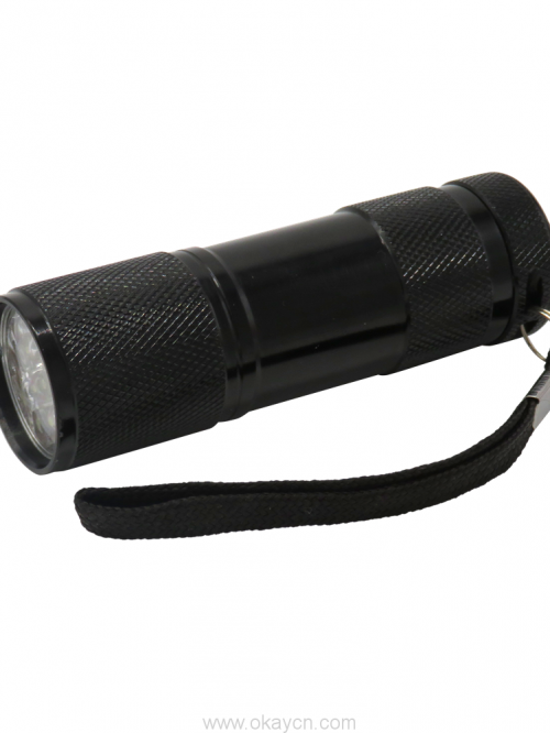 aluminum torch flashlight 9led 3