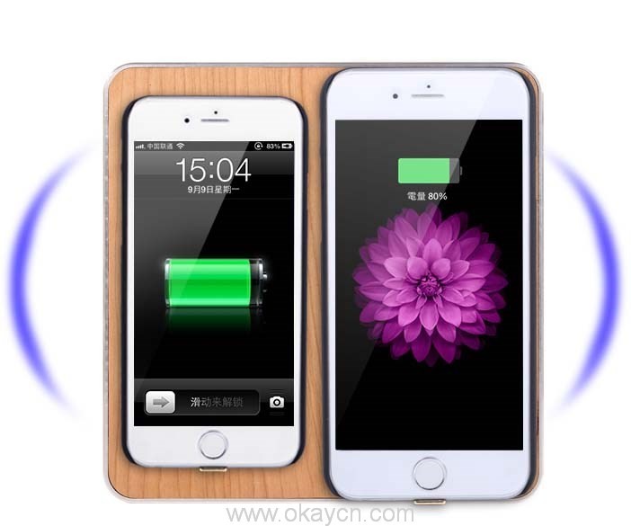 double-charging-wooden-wireless-transmitter-01 Double charging wooden wireless transmitter