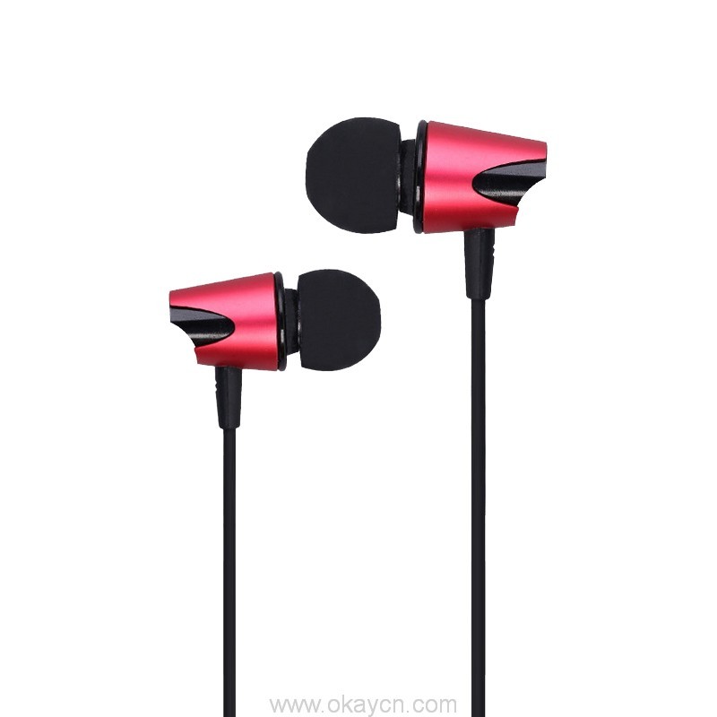 In-Ear Headphone Metal Stereo Earbuds With Mic