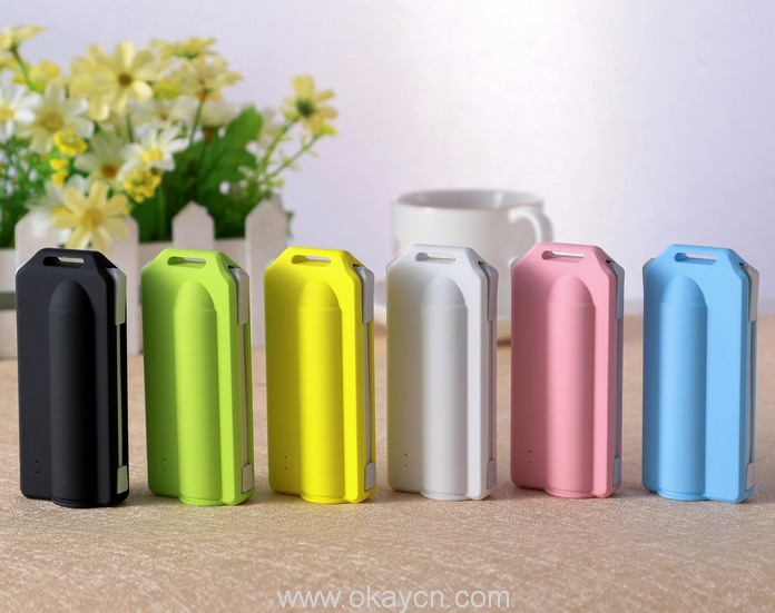Key ring with built in cable power bank 2000mah