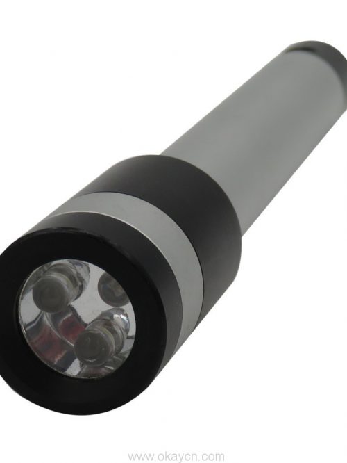 LED metal flashlights 3 led light torch 2