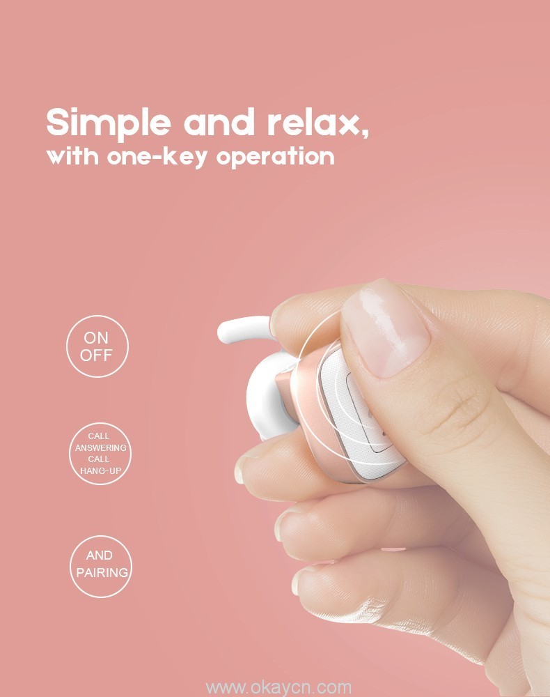 mini true magnetic wireless bluetooth earphone