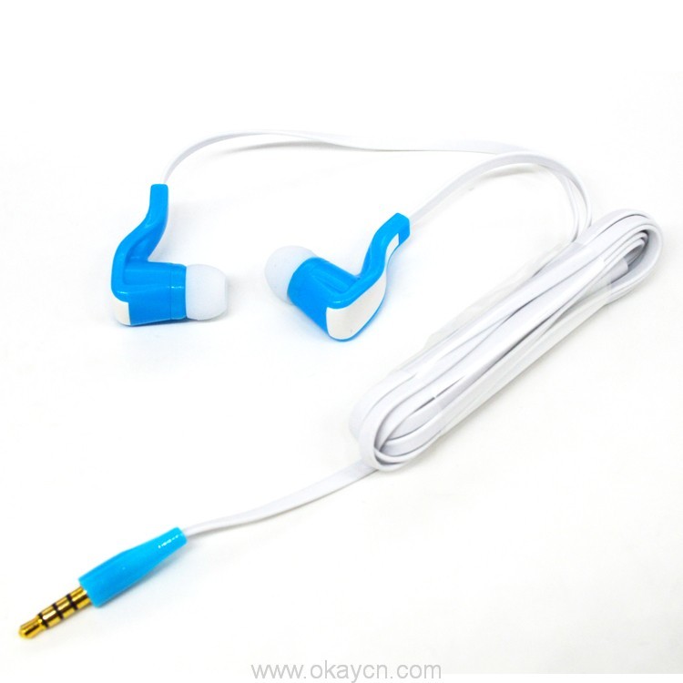 plastic earphone music Earphone with wired