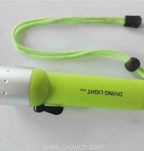 plastic professional underwater diving flashlight 1