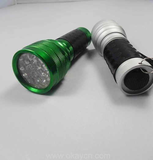 rubber coat led flashlights 1