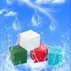 Square mp3 player digital bluetooth speaker