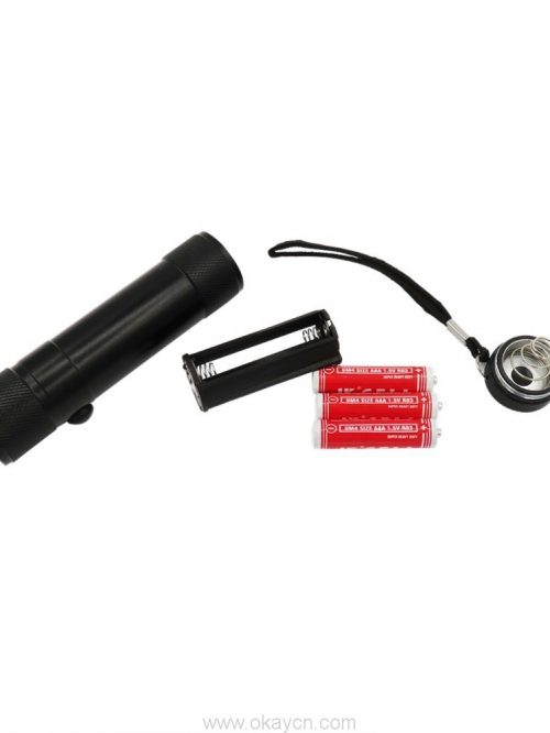 uv torch 9led black light flashlight 1
